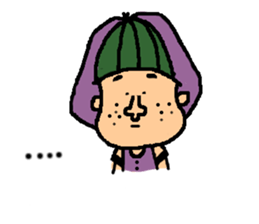 ugly head sticker #11057946