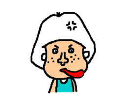 ugly head sticker #11057948