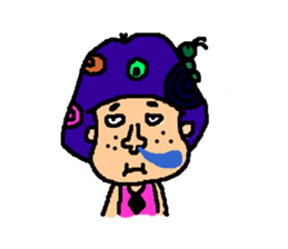 ugly head sticker #11057964