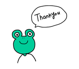 Short sleeved Frog sticker #11158886