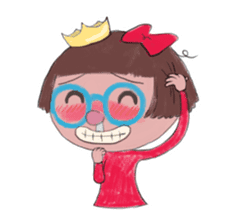 The runny nose princess sticker #11178744