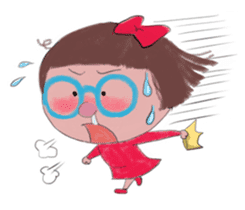 The runny nose princess sticker #11178745
