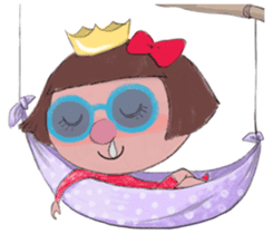 The runny nose princess sticker #11178747