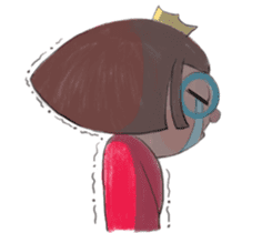 The runny nose princess sticker #11178748