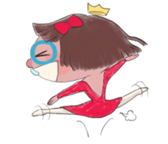 The runny nose princess sticker #11178749