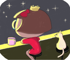 The runny nose princess sticker #11178750