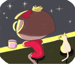 The runny nose princess sticker #11178750