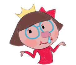 The runny nose princess sticker #11178752
