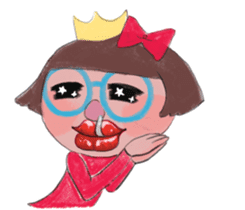 The runny nose princess sticker #11178756