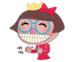 The runny nose princess sticker #11178757