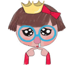 The runny nose princess sticker #11178758