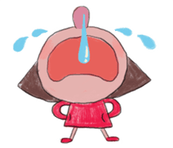 The runny nose princess sticker #11178759