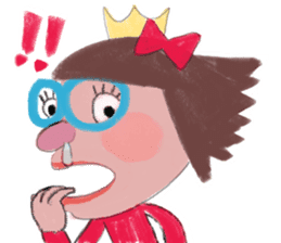 The runny nose princess sticker #11178760