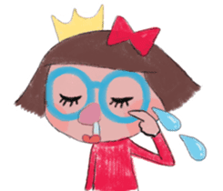 The runny nose princess sticker #11178761
