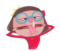 The runny nose princess sticker #11178762