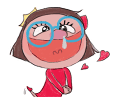 The runny nose princess sticker #11178763