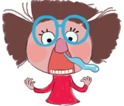 The runny nose princess sticker #11178764