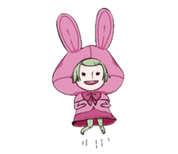 Sticker of an animal and hamster rabbit sticker #11180105