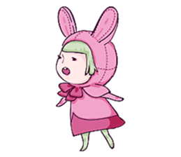 Sticker of an animal and hamster rabbit sticker #11180110