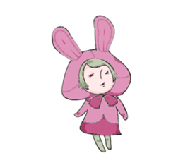 Sticker of an animal and hamster rabbit sticker #11180114