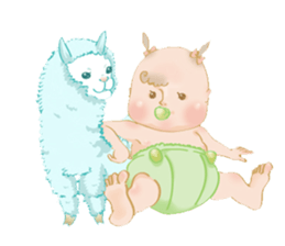 Sticker of an animal and hamster rabbit sticker #11180123