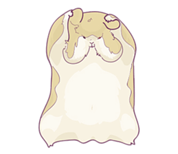 Sticker of an animal and hamster rabbit sticker #11180131