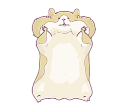 Sticker of an animal and hamster rabbit sticker #11180132