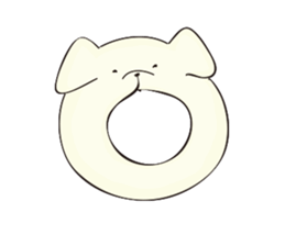 Sticker of an animal and hamster rabbit sticker #11180133