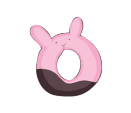 Sticker of an animal and hamster rabbit sticker #11180134