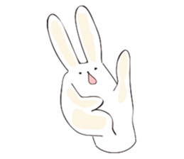 Sticker of an animal and hamster rabbit sticker #11180139