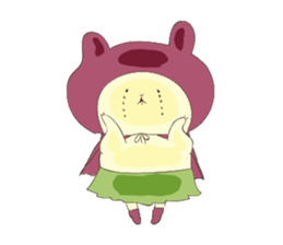 Sticker of an animal and hamster rabbit sticker #11180141