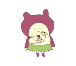 Sticker of an animal and hamster rabbit sticker #11180142