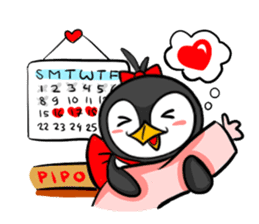 Pipo & Pipa Romantic Date sticker #11187562