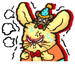 Jerokee the Bunny & Cheese the Rat. sticker #11225706