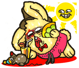 Jerokee the Bunny & Cheese the Rat. sticker #11225711