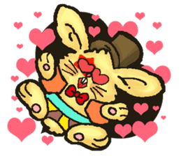 Jerokee the Bunny & Cheese the Rat. sticker #11225713