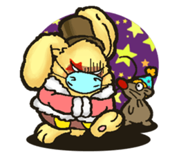 Jerokee the Bunny & Cheese the Rat. sticker #11225719