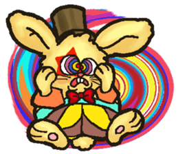 Jerokee the Bunny & Cheese the Rat. sticker #11225720