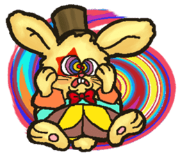 Jerokee the Bunny & Cheese the Rat. sticker #11225720