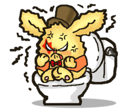 Jerokee the Bunny & Cheese the Rat. sticker #11225721