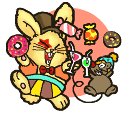 Jerokee the Bunny & Cheese the Rat. sticker #11225722