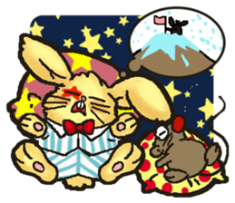 Jerokee the Bunny & Cheese the Rat. sticker #11225724