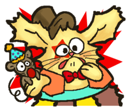 Jerokee the Bunny & Cheese the Rat. sticker #11225726