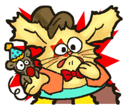 Jerokee the Bunny & Cheese the Rat. sticker #11225726