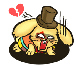 Jerokee the Bunny & Cheese the Rat. sticker #11225733