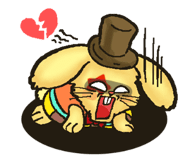 Jerokee the Bunny & Cheese the Rat. sticker #11225733