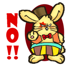 Jerokee the Bunny & Cheese the Rat. sticker #11225739