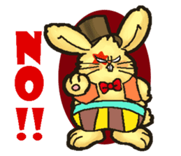 Jerokee the Bunny & Cheese the Rat. sticker #11225739