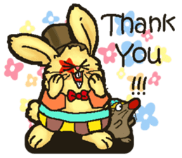 Jerokee the Bunny & Cheese the Rat. sticker #11225740