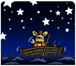 Jerokee the Bunny & Cheese the Rat. sticker #11225741